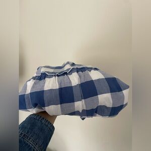 Blue and White Gingham dress